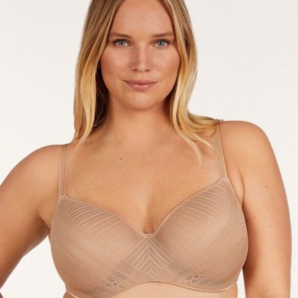 Thirdlove Everyday Lace T-shirt Bra Taupe 40G